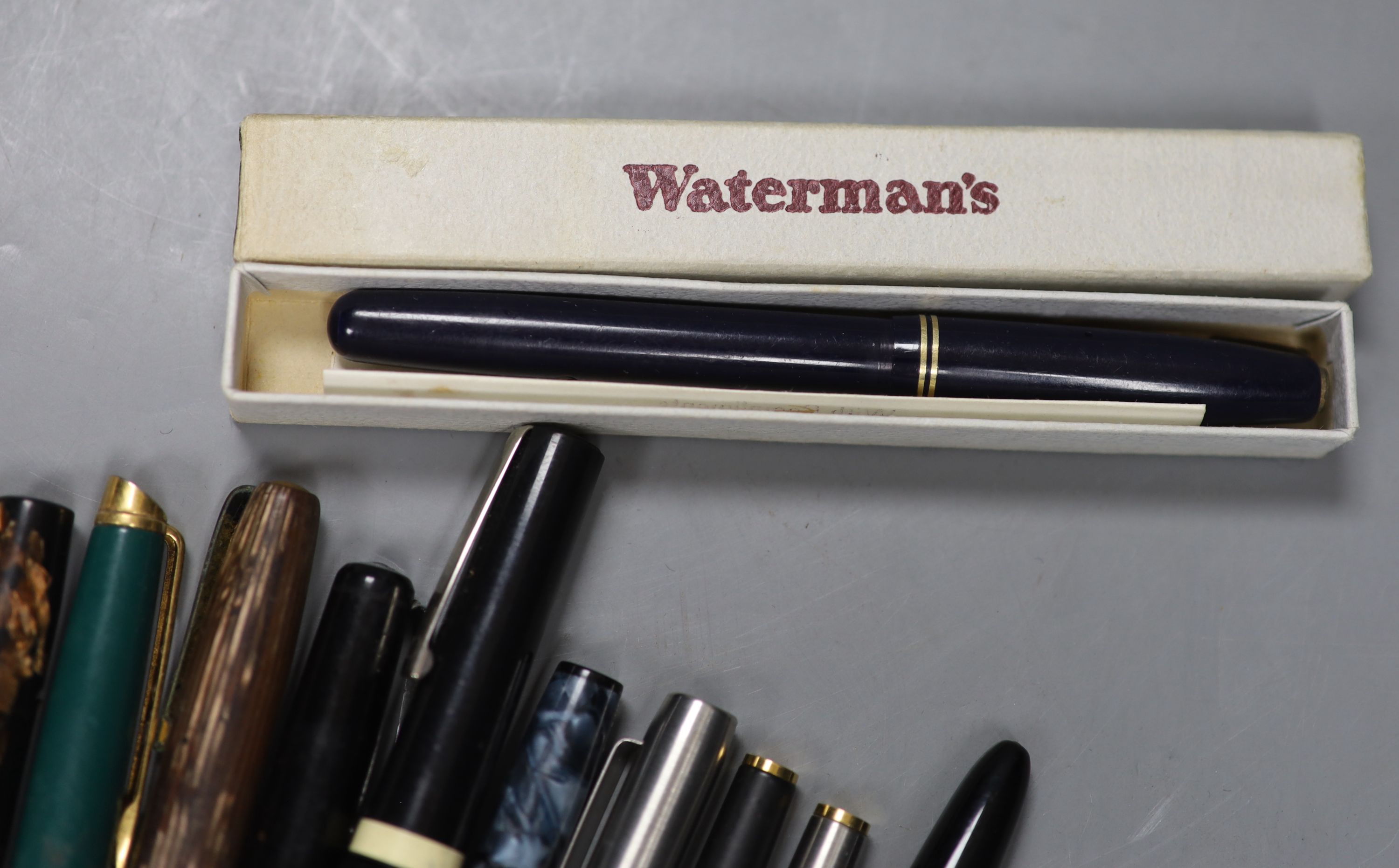 A collection of fountain pens